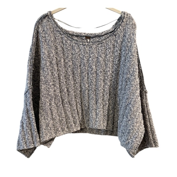 Free People Sweaters - Free People Good Day Pullover Sweater Charcoal Gray Size Small
